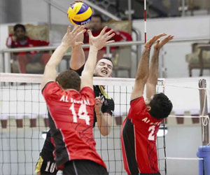   مصر اليوم - الريان حافظ على صدارته لقمة دوري الطائرة القطري