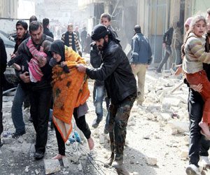   مصر اليوم - 5 قتلى داخل مخيَّم اليرموك بسبب برميل متفجِّر