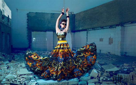   مصر اليوم - مصمِّم الأزياء نيكولا جبران يقدِّم مجموعة أنغام الغجر