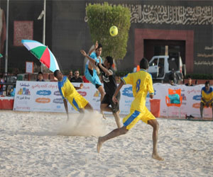   مصر اليوم - ثمانية فرق في مسابقة كرة القدم الشاطئية في جازان