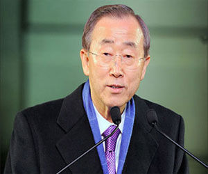   مصر اليوم - بان كي مون يشيد بموافقة الإئتلاف السوري علي المشاركة في مؤتمر جينف 2