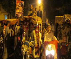 مصر اليوم - أهالي الدير شرق إسنا ينظمون احتفالية في الشوارع احتفالا بالدستور