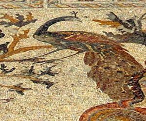 مصر اليوم - لوحة فسيفساء في شهبا تعود إلى منتصف القرن الـ 3 الميلادي