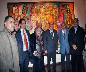   مصر اليوم - بهجوري يؤكد أنه رسم صورة للسيسي بدافع وطني