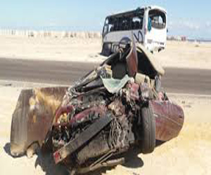 مصر اليوم - 26 مصابًا في حادث تصادم أتوبيس عاملي مصنع أسمنت سيناء