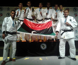   مصر اليوم - أربع قلائد لليبيا في بطولة الأندية العربية للجودو