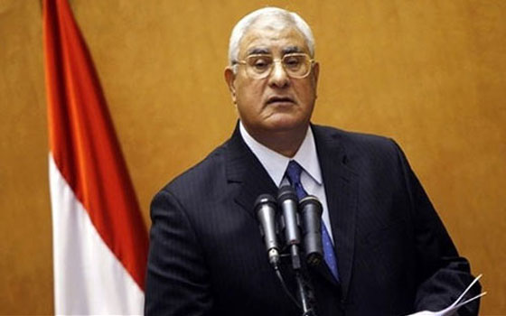   مصر اليوم - الرَّئيس عدلي منصور يلتقي وفدًا من ممثلي الشباب المصري بحضور عبدالغفار شكر