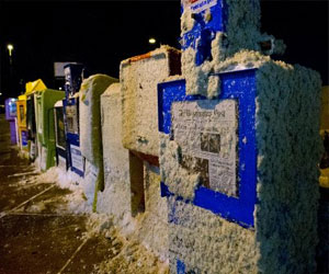   مصر اليوم - عاصفة ثلجية قوية تضرب شمال شرق الولايات المتحدة