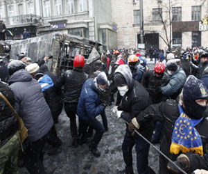   مصر اليوم - مقتل متظاهر في أشتباكات في كييف في أوكرانية