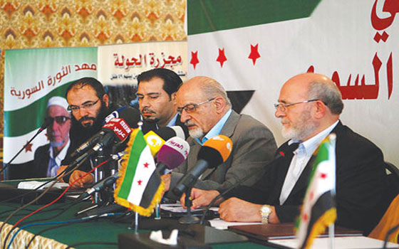   مصر اليوم - المالح يقول إذا وافق النظام المجرم على شروطنا كان به وإلا فلكل حادث حديث