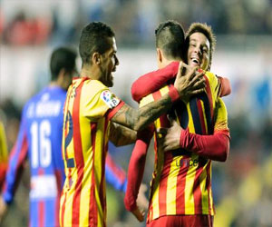   مصر اليوم - تيلو يضع برشلونة على مشارف نصف النهائي بكأس اسبانيا