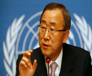 مصر اليوم - بان كي مون يدين التفجيرات الإرهابية في القاهرة