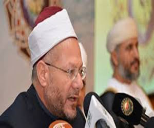   مصر اليوم - مفتي الجمهورية يستنكر العلميات الإرهابية التي وقعت الجمعة