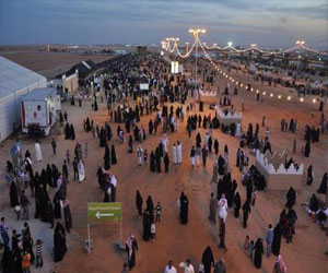   مصر اليوم - سبعة معلمين يزينون مهرجان ربيع بريدة بلوحات تشكيلية ملونة