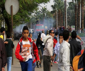   مصر اليوم - اندلاع اشتباكات بين الأمن والإخوان في شارع السودان في الجيزة