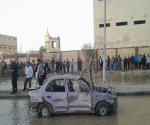 مصر اليوم - مصادر أمنيَّة تُؤكِّد أنَّ سيارة مُفخَّخة وراء انفجار معسكر الأمن المركزي في السِّويس