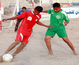   مصر اليوم - فريق صبيا يحقق بطولة كرة القدم الشاطئية في جازان