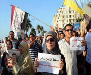   مصر اليوم - حبس 57 من أنصار مرسي في المنصورة بعد مظاهرات الجمعة