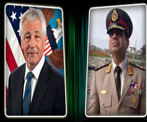   مصر اليوم - البنتاغون: هيغل والسيسي تناقشا هاتفيا حول مكافحة الإرهاب