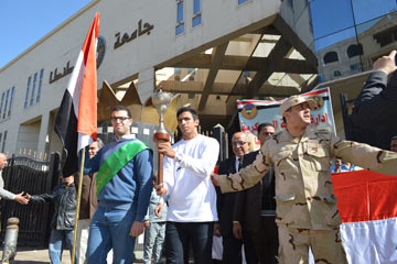   مصر اليوم - إطلاق شعلة المهرجان القومى للأنشطة الطلابية في ألجامعات