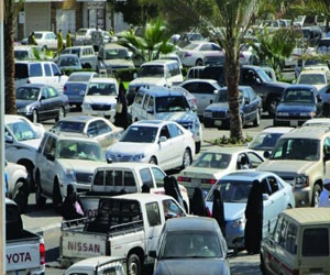   مصر اليوم - إرباك مروري في شارع الهرم في الجيزة بسبب تظاهرات الإخوان