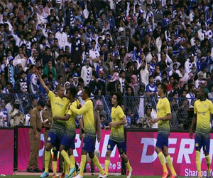   مصر اليوم - النصر العالمي يتوج بكأس ولي العهد السعودي