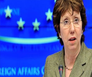   مصر اليوم - آشتون تعِد بدعم كبير للفلسطينيين والإسرائيليين اذا توصلوا لاتفاق سلام