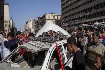   مصر اليوم - الصحة: إصابة 6 في التفجير الإرهابي في كوبري الجيزة