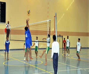   مصر اليوم - فوز العين على الحجاز في دوري كرة الطائرة في الباحة