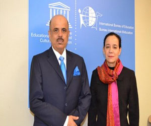   مصر اليوم - وزير التعليم في البحرين يجتمع بمديرة مكتب التربية الدولي لليونسكو