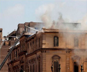   مصر اليوم - انتداب المعمل الجنائي لمعاينة حريق محكمة مصر الجديدة