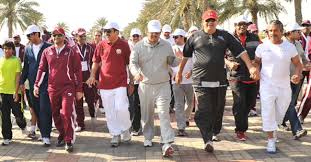   مصر اليوم - قطر شعب وأرض تحتفل باليوم الرياضي للدولة