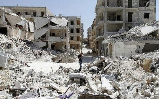   مصر اليوم - الطَّيران الحربي يفتح النَّار على جبل الأربعين وانسحاب مقاتلي المعارضة من مطار النيرب