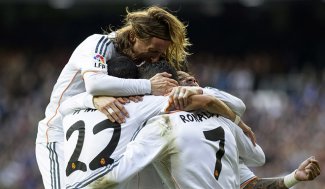   مصر اليوم - الريال يقترب من 100 هدف هذا الموسم