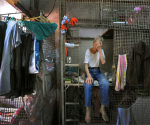   مصر اليوم - مواطنون يعيشون في أقفاص كلاب في هونغ كونغ