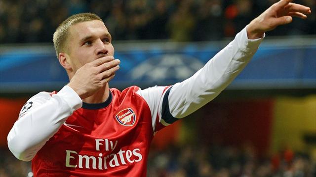   مصر اليوم - بودولسكي سعيد بهدفه في شباك ليفربول