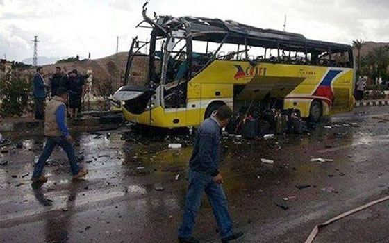   مصر اليوم - مجلس الأمن يُدين الهجوم الإرهابيّ على حافلة طابا السياحيّة في سيناء