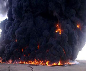   مصر اليوم - مسلّحون يفجّرون أنبوب تصدير النّفط في مأرب في اليمن