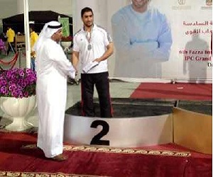 مصر اليوم - المحمد يحرز فضية رمي الكرة الحديدية في ملتقى دبي