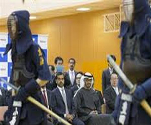 مصر اليوم - محمد بن زايد يزور جامعة توكاي اليابانية الخاصة في طوكيو