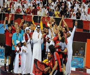   مصر اليوم - فوز الأهلي الاماراتي في بطولة الاندية الخليجية لكرة اليد