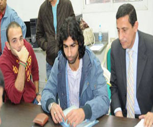   مصر اليوم - مرشح الأهلي يرافق رئيس الاتحاد الدولي للكارتيه في مصر