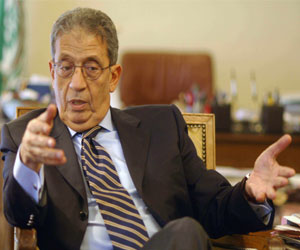   مصر اليوم - عمرو موسى يؤكّد تحرّك مصر دبلوماسيًا لوقف بناء سدّ النّهضة