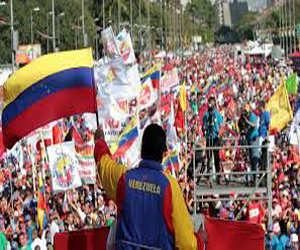   مصر اليوم - احتشاد الاف المتظاهرين فى فنزويلا عشية ذكرى وفاة تشافيز