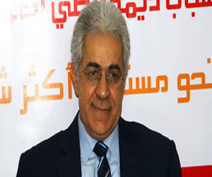   مصر اليوم - سلسلة بشرية لدعم صباحي للرئاسة في الإسماعيلية