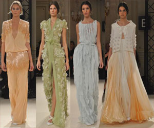 مصر اليوم - المصمّم المغربي زهير العمراني يقدّم تشكيلة ربيع 2014