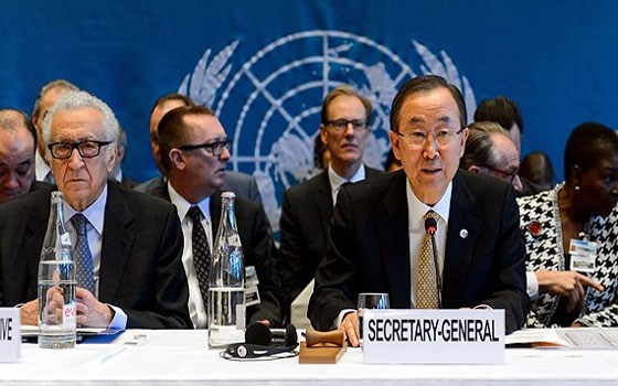   مصر اليوم - كي مون يحضَّ الجميع بمناسبة دخول الأزمة السوريَّة عامها الرَّابع على التحلي بالمسؤوليَّة