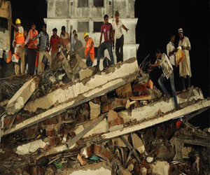 مصر اليوم - مقتل سبعة اشخاص في انهيار مبني في الهند