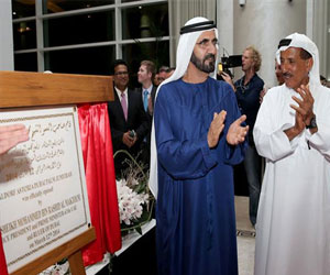 مصر اليوم - محمّد بن راشد يُدشِّن فندق وولدورف أستوريا - دبي بالم جميرا