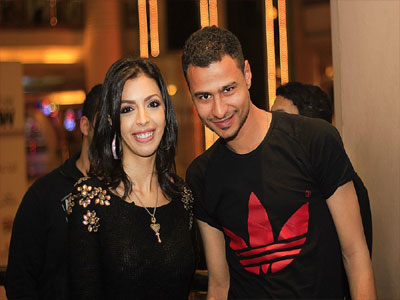   مصر اليوم - ملكة جمال المغتربات في أميركا تشاهد فيلم المعدّيَّة مع جمهورها